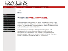 Tablet Screenshot of datexusa.com